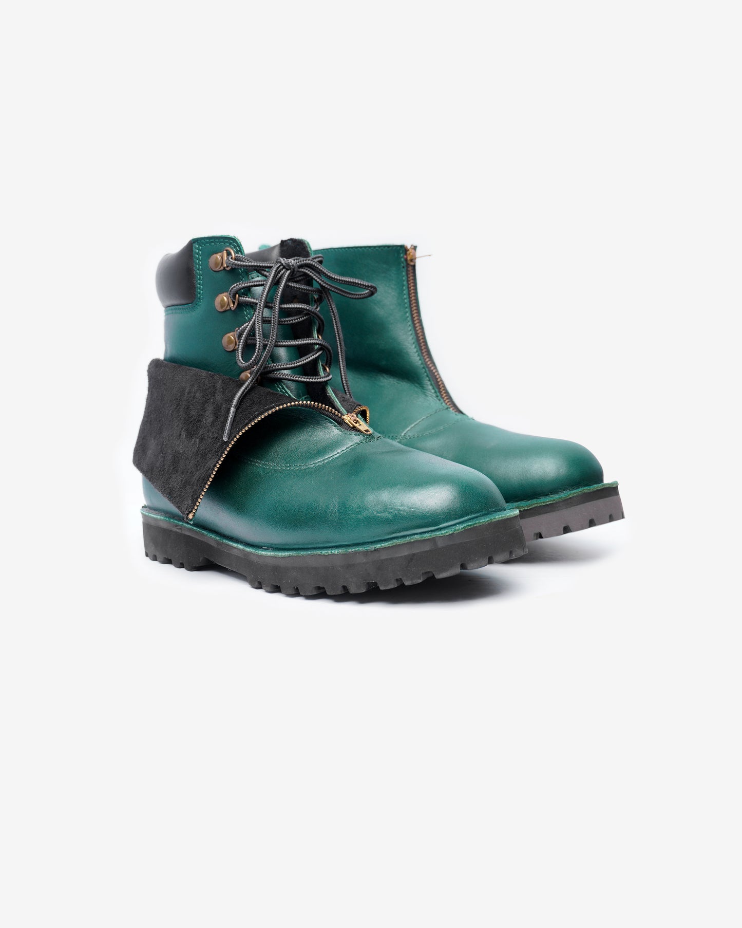 Field Boots in Emerald