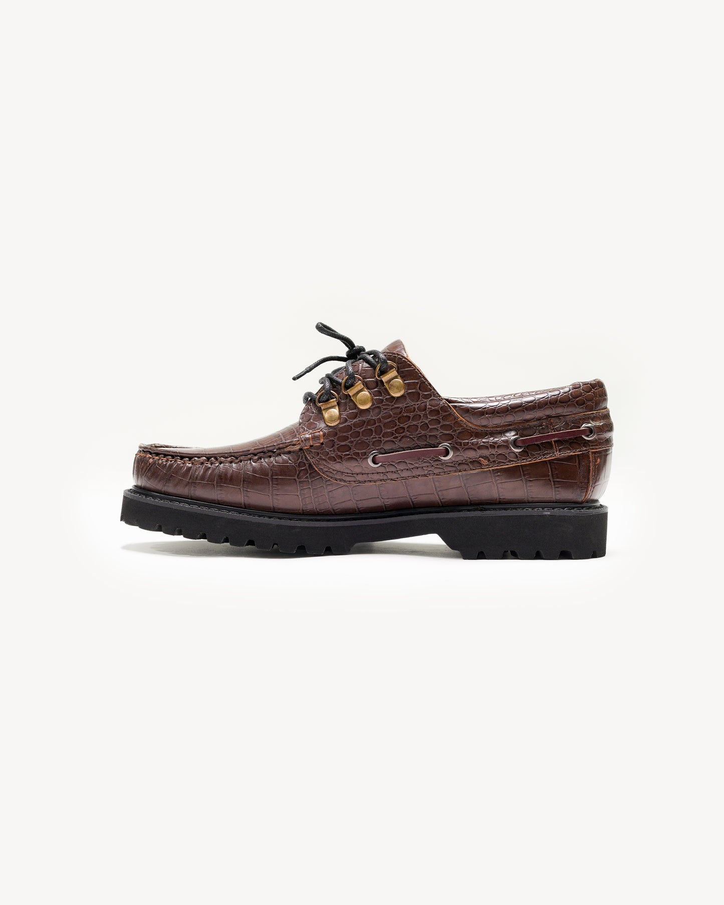 Croco Boat Shoes