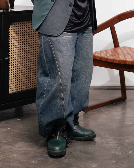 Field Boots in Emerald