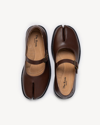 Jenna - Tabi Janes In Brown