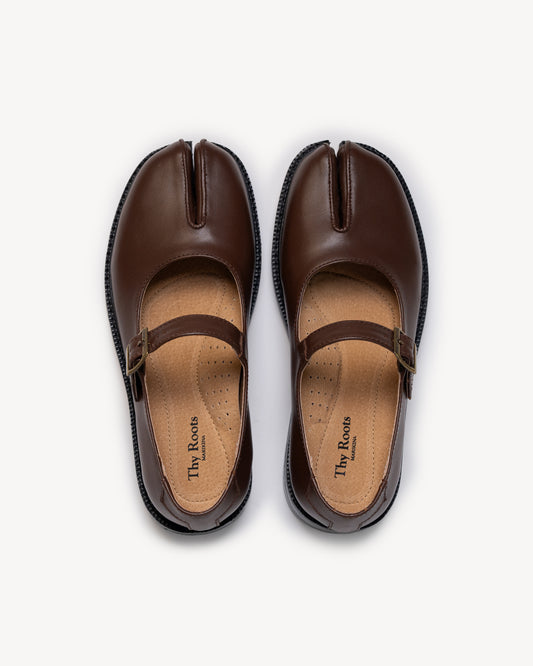 Jenna - Tabi Janes In Brown