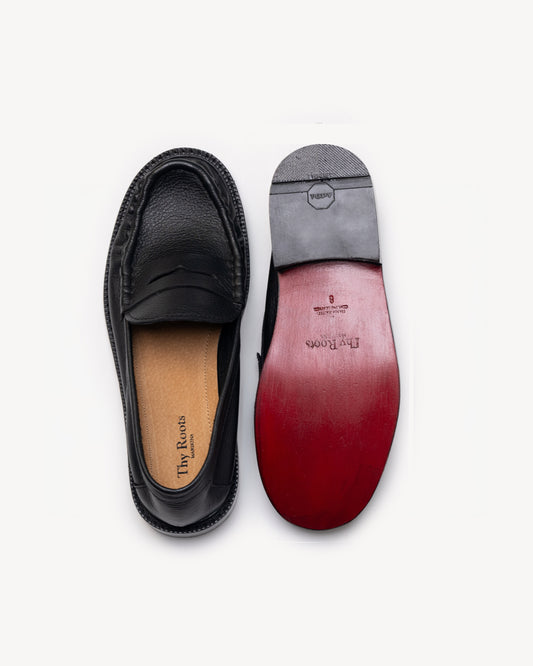 Rouche Loafers in Black