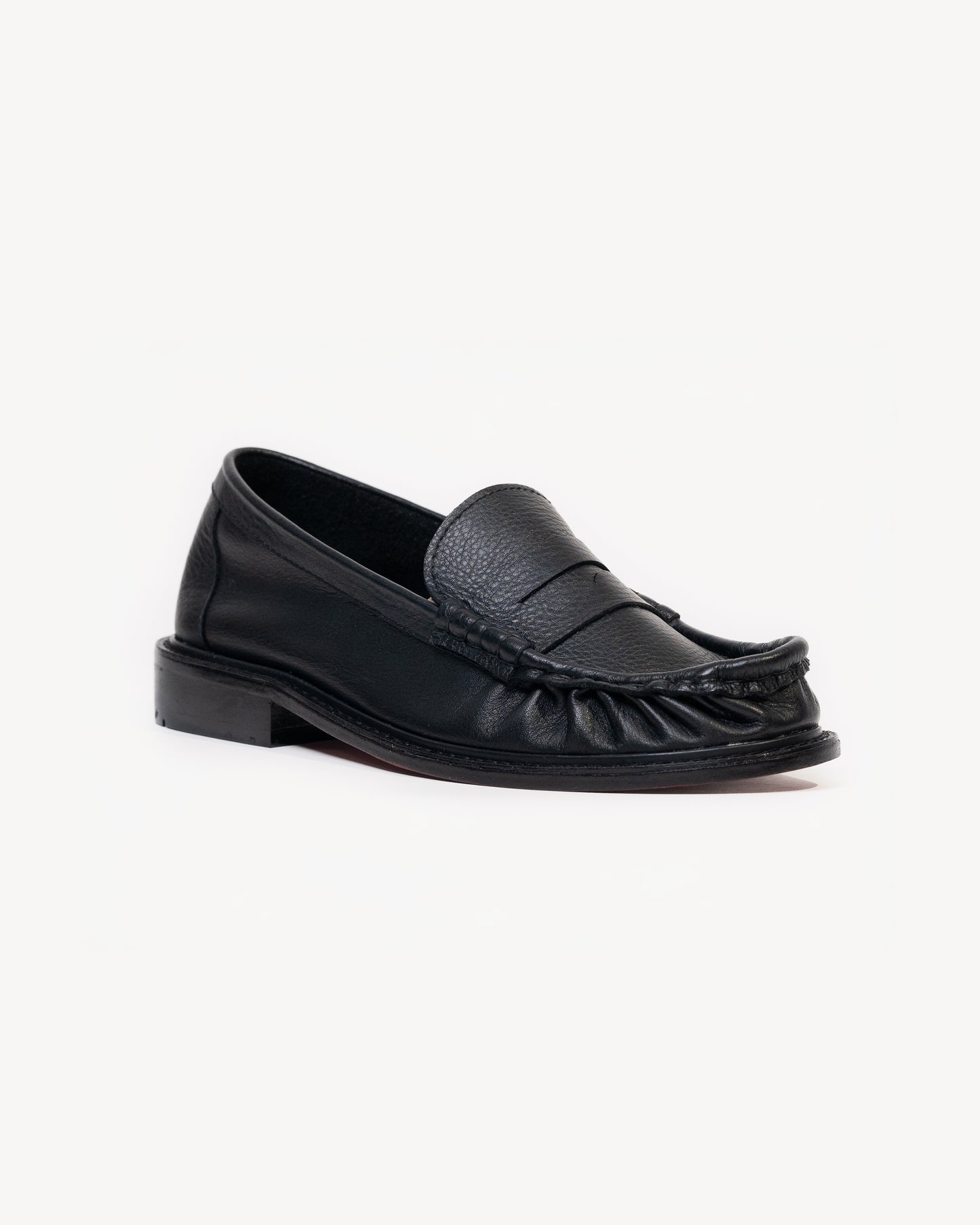 Rouche Loafers in Black