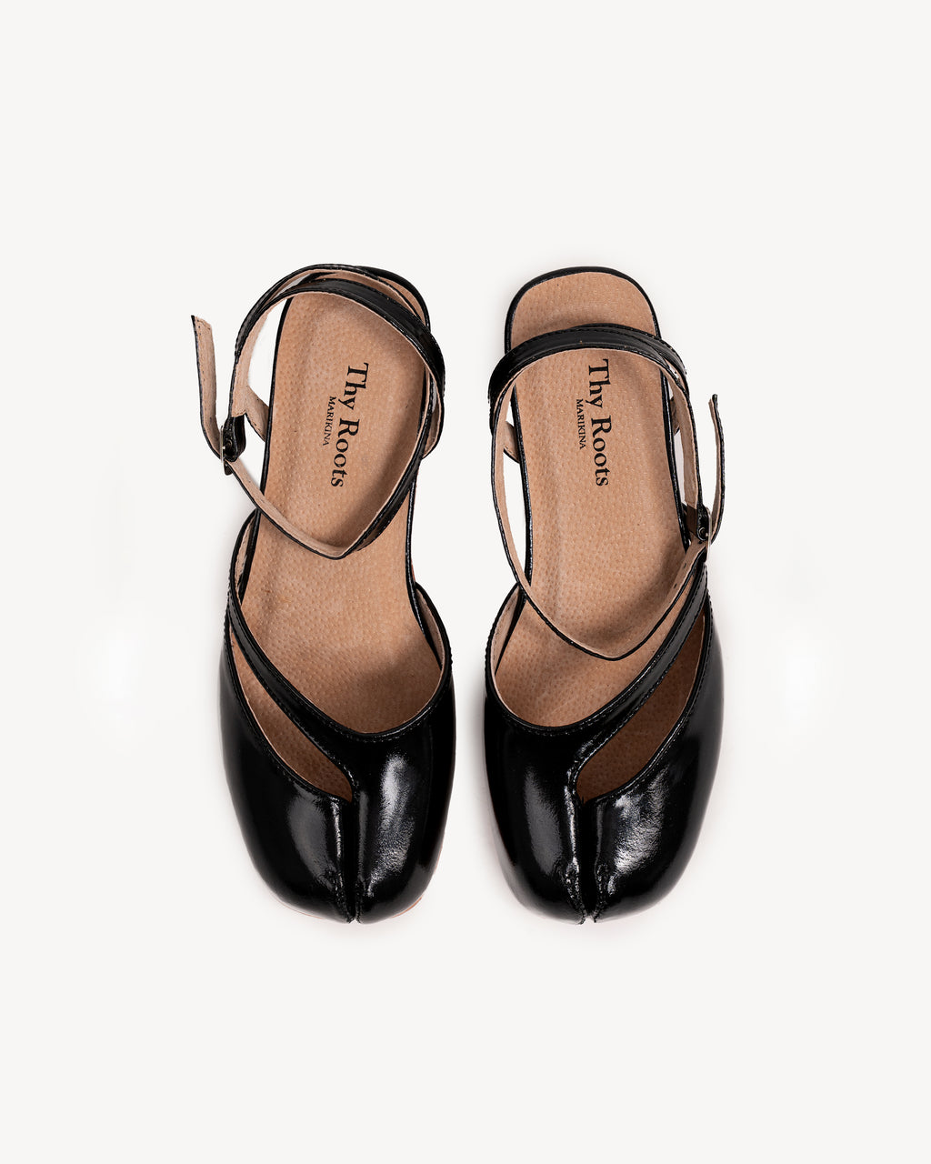 Tabi Heels in Black