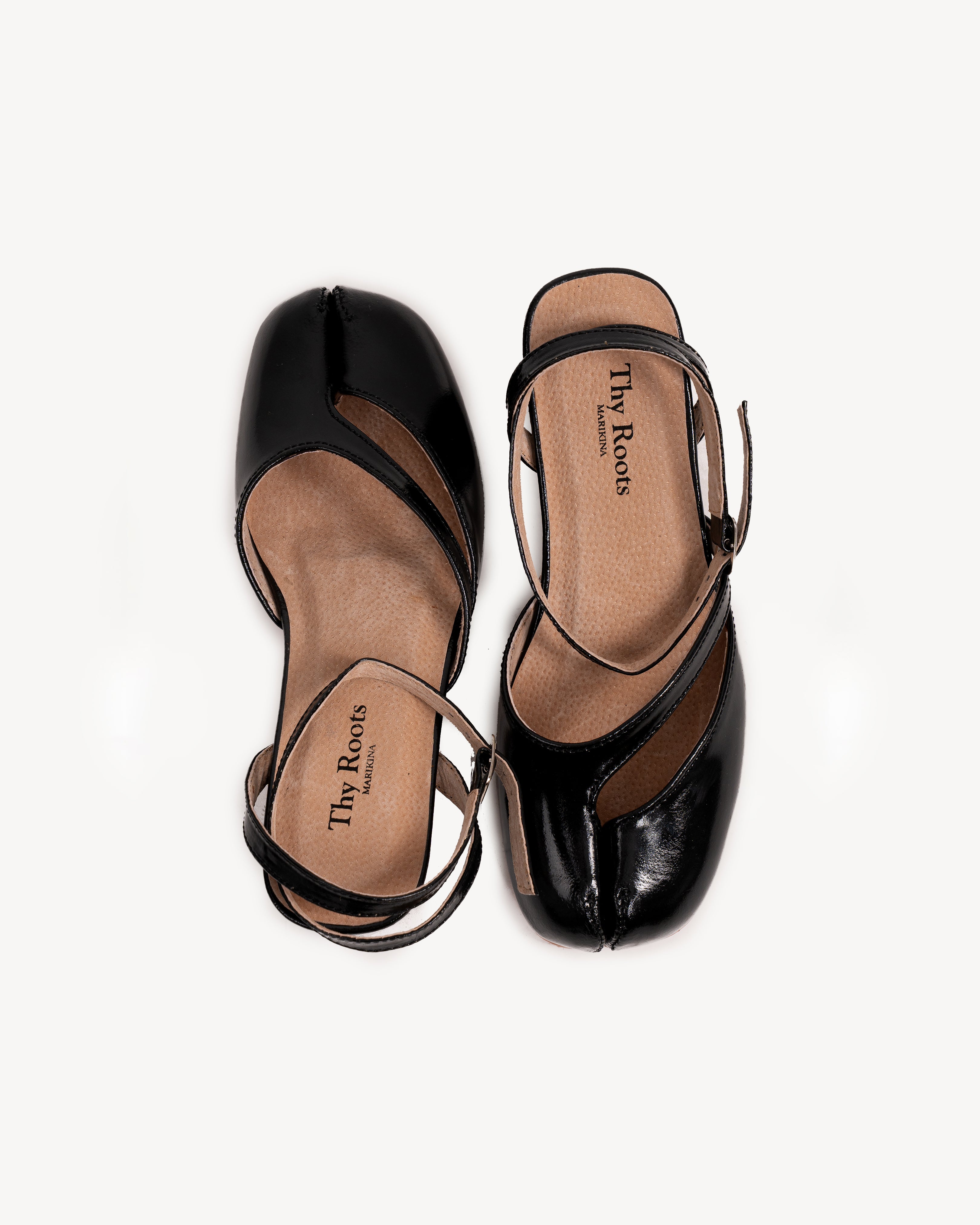 Tabi Heels in Black