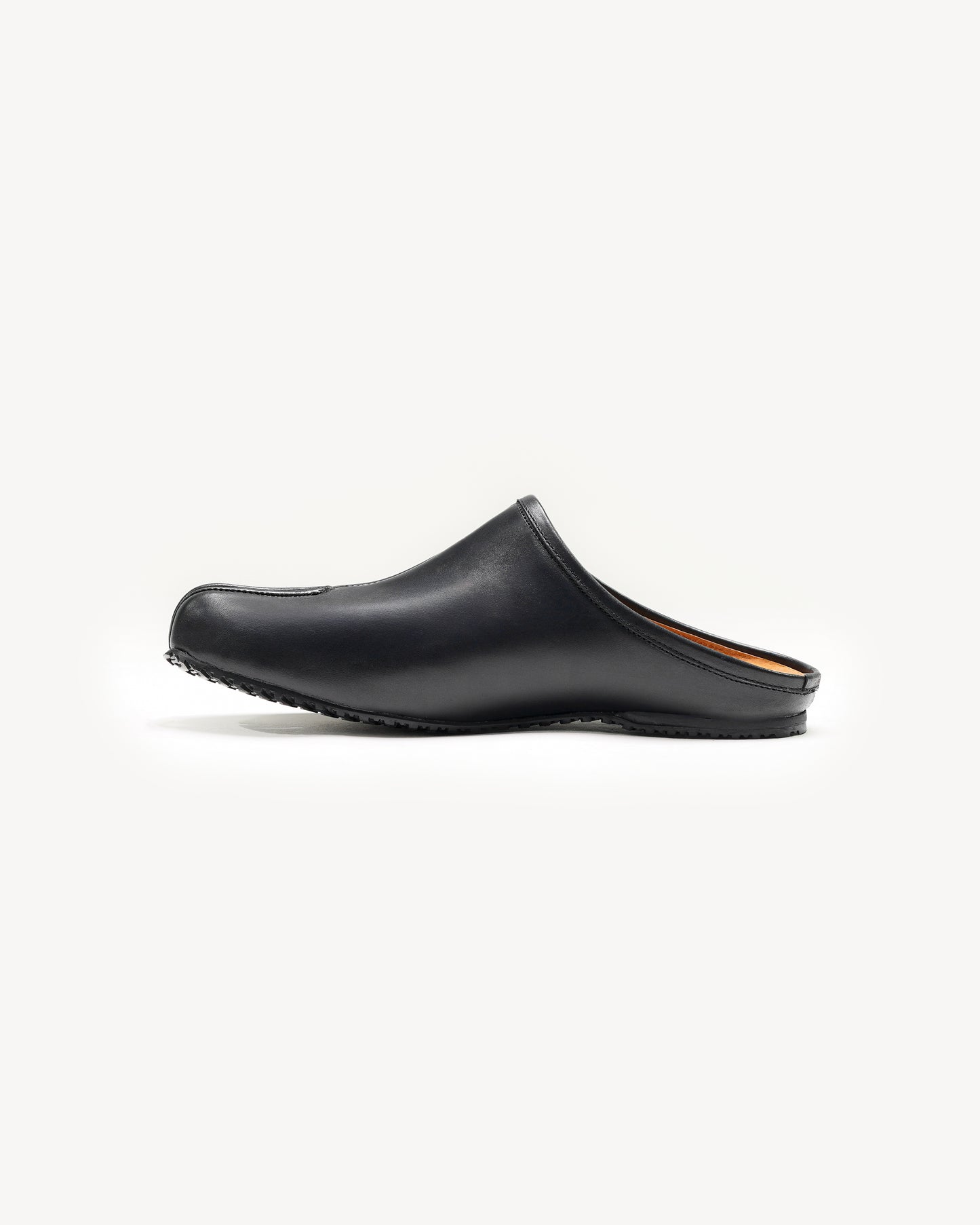 Elvis - Tabi Flat Mules in Black