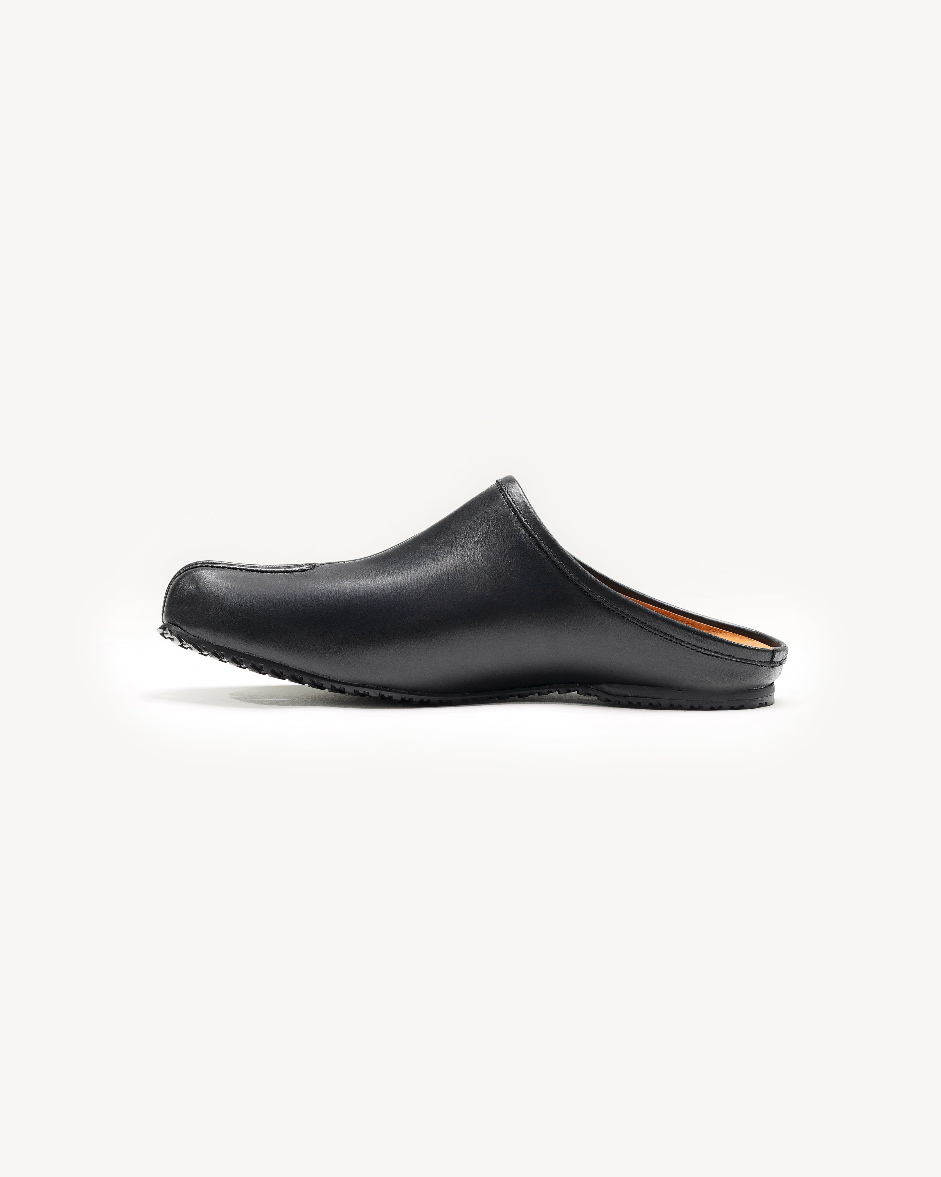 Elvis - Tabi Flat Mules in Black