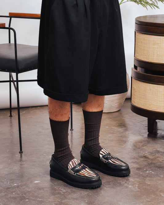 Jax Loafers in Zebra