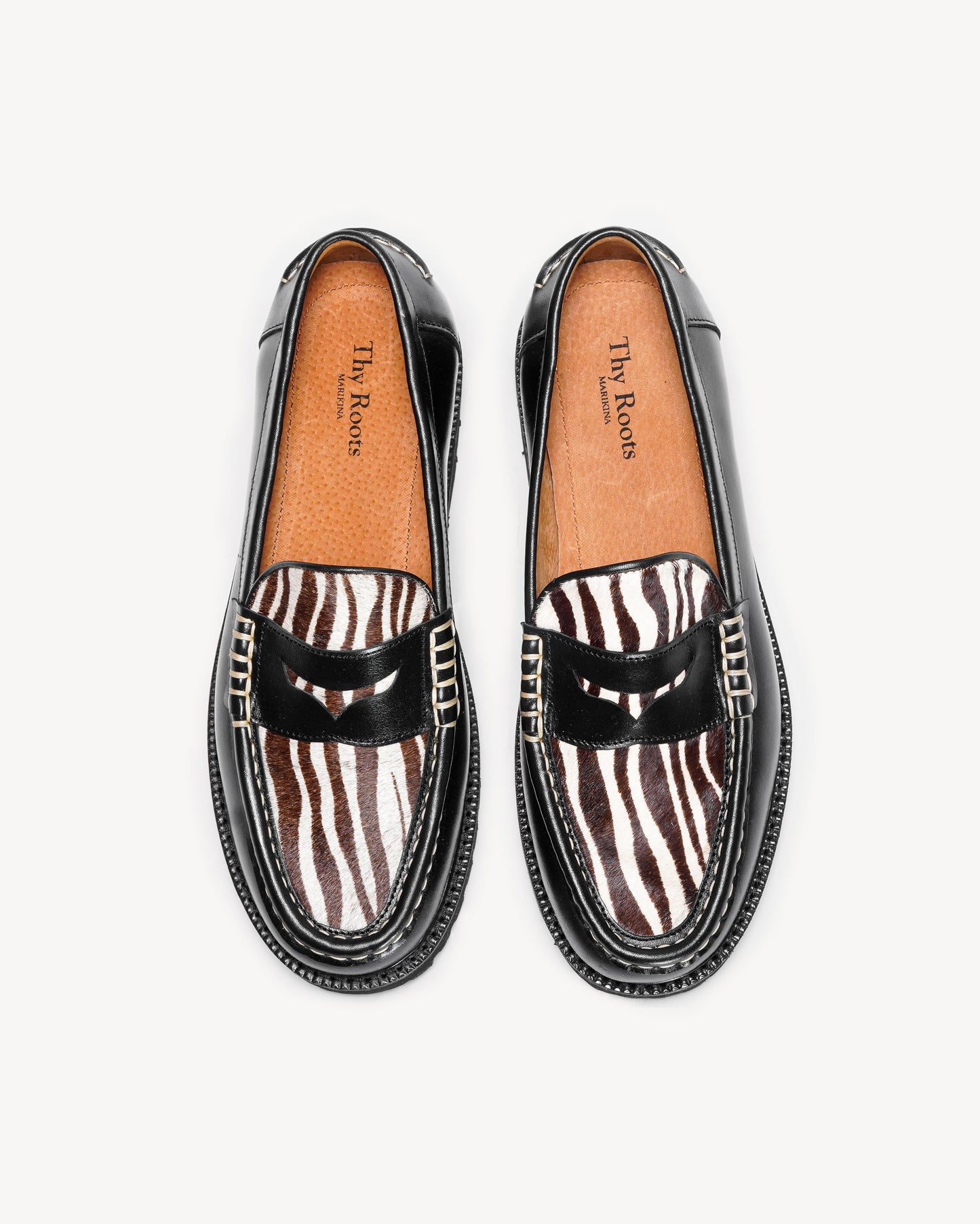 Jax Loafers in Zebra